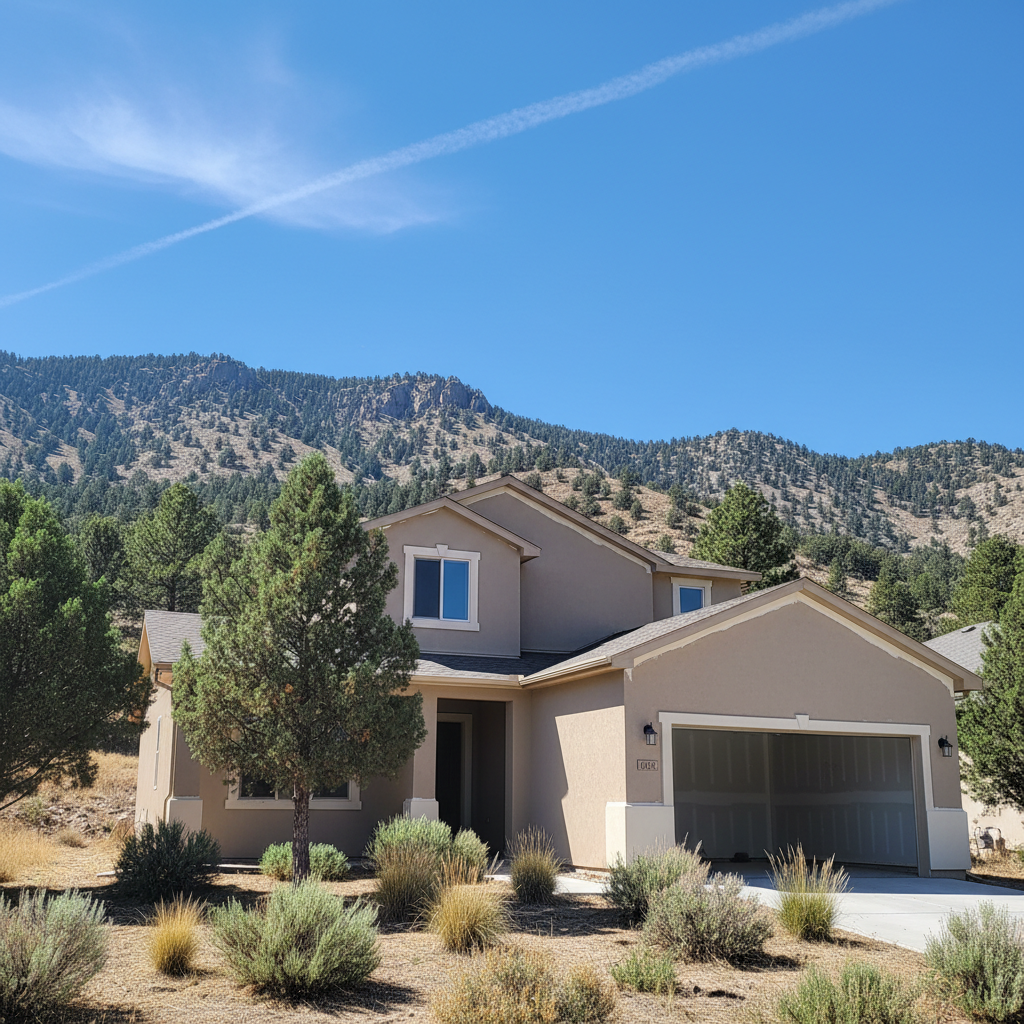 Completed drywall taping and mudding work at a residential property in Provo, UT