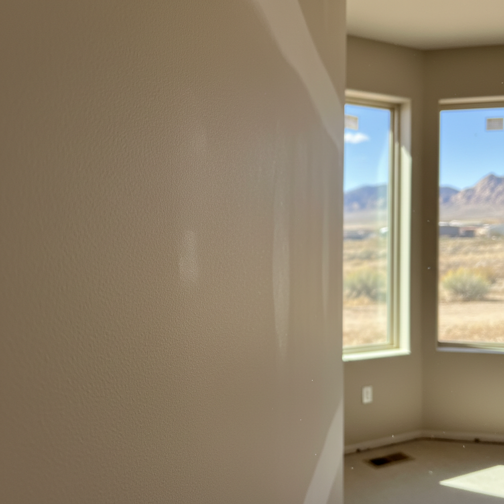 Completed drywall finishing work at a residential property in Orem, UT