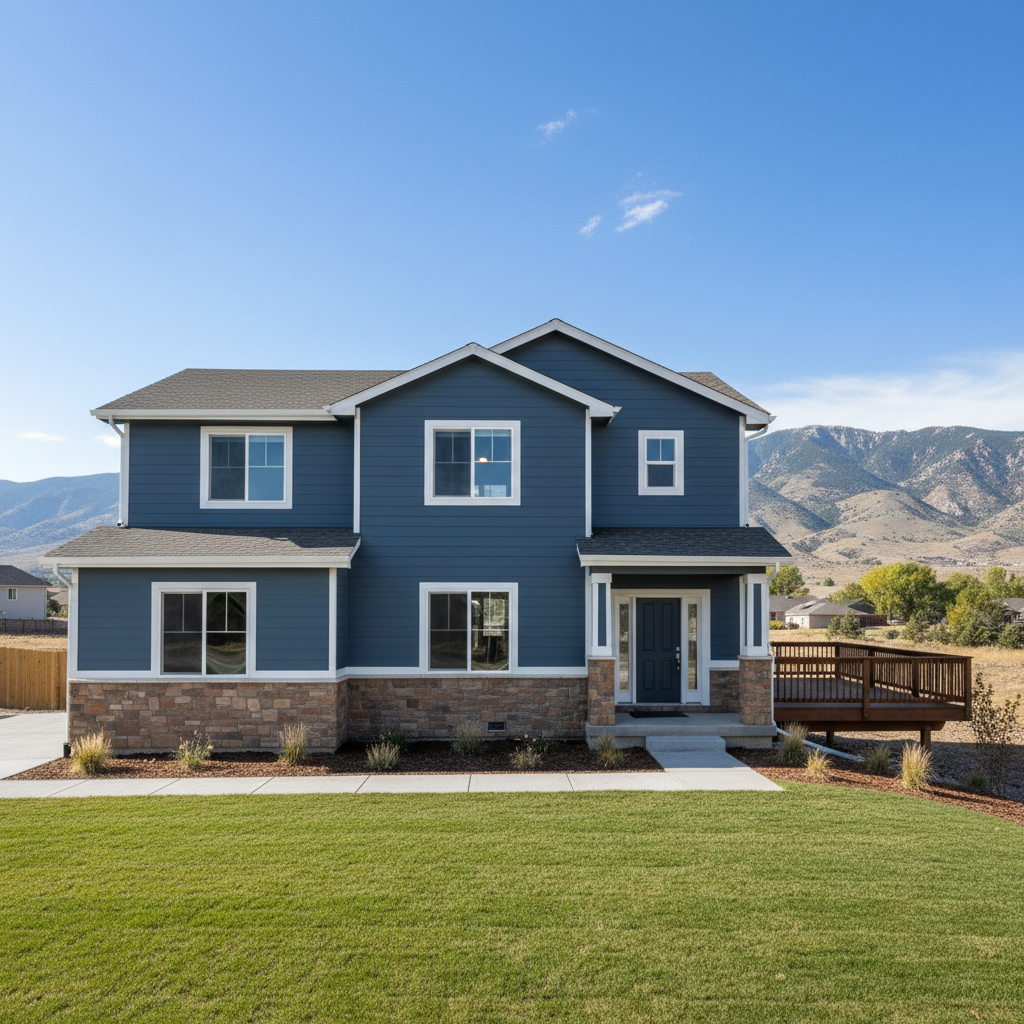 Completed siding replacement work at a residential property in West Jordan, UT