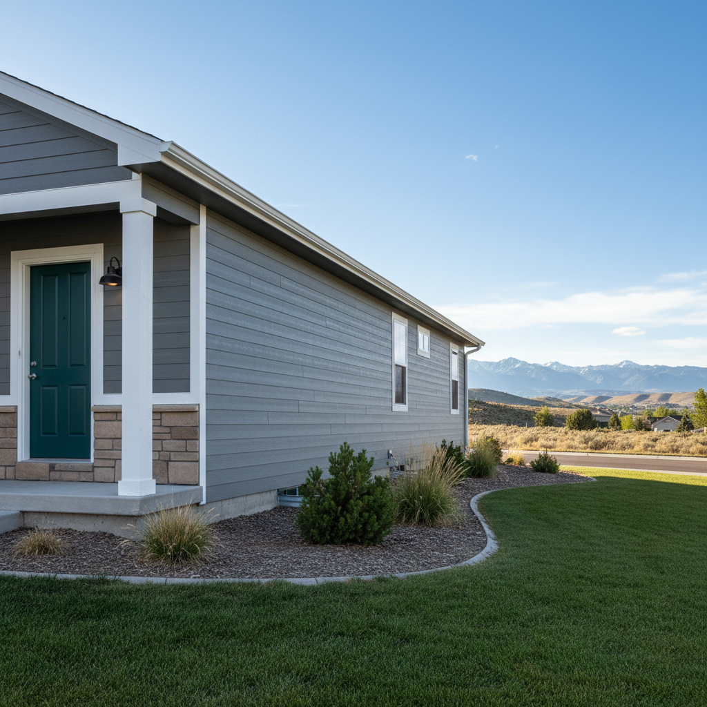 Completed siding replacement work at a residential property in Orem, UT