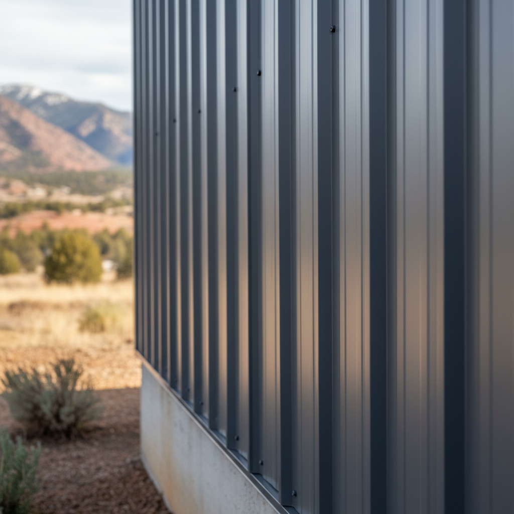 Completed metal siding work at a residential property in Ogden, UT