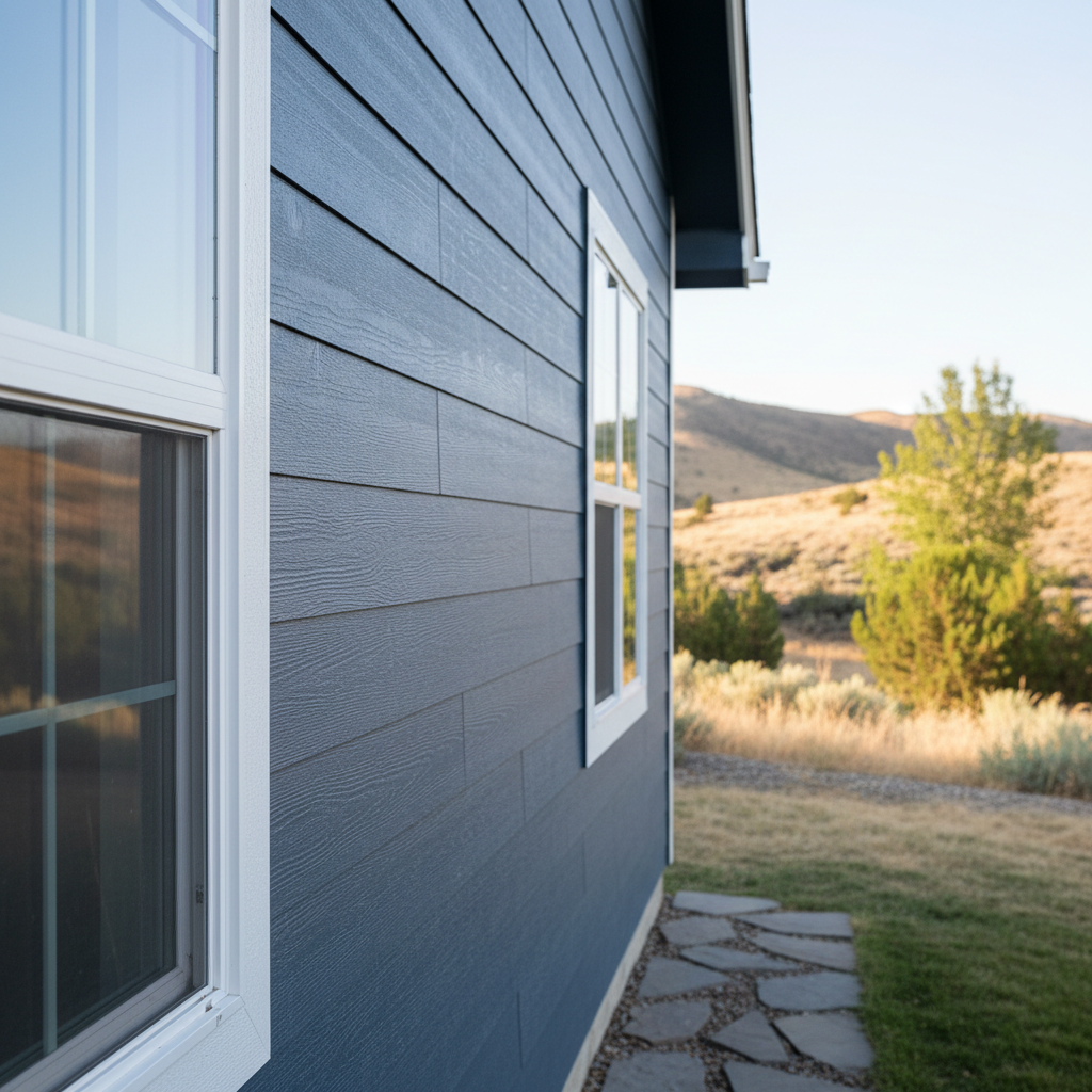 Completed james hardie siding work at a residential property in Sandy, UT