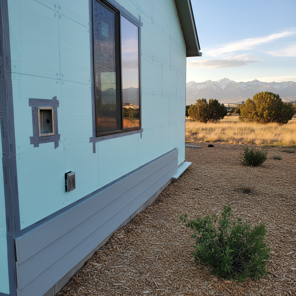 Completed insulation installation work at a residential property in Layton, UT