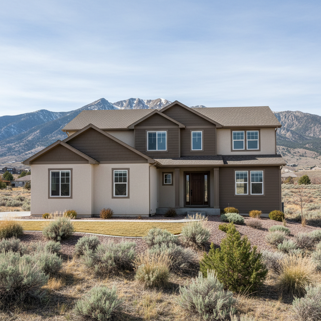Completed siding cleaning work at a residential property in Layton, UT