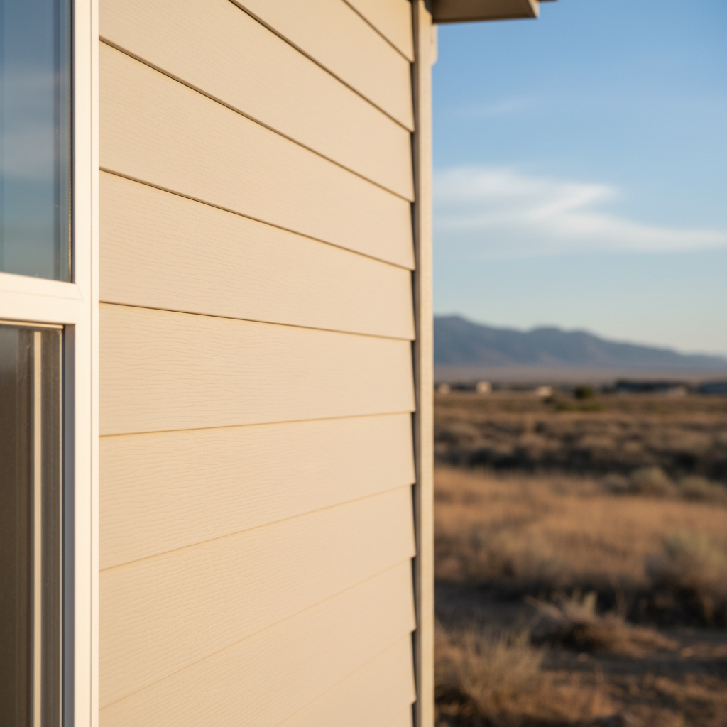 Completed vinyl siding installation work at a residential property in South Jordan, UT