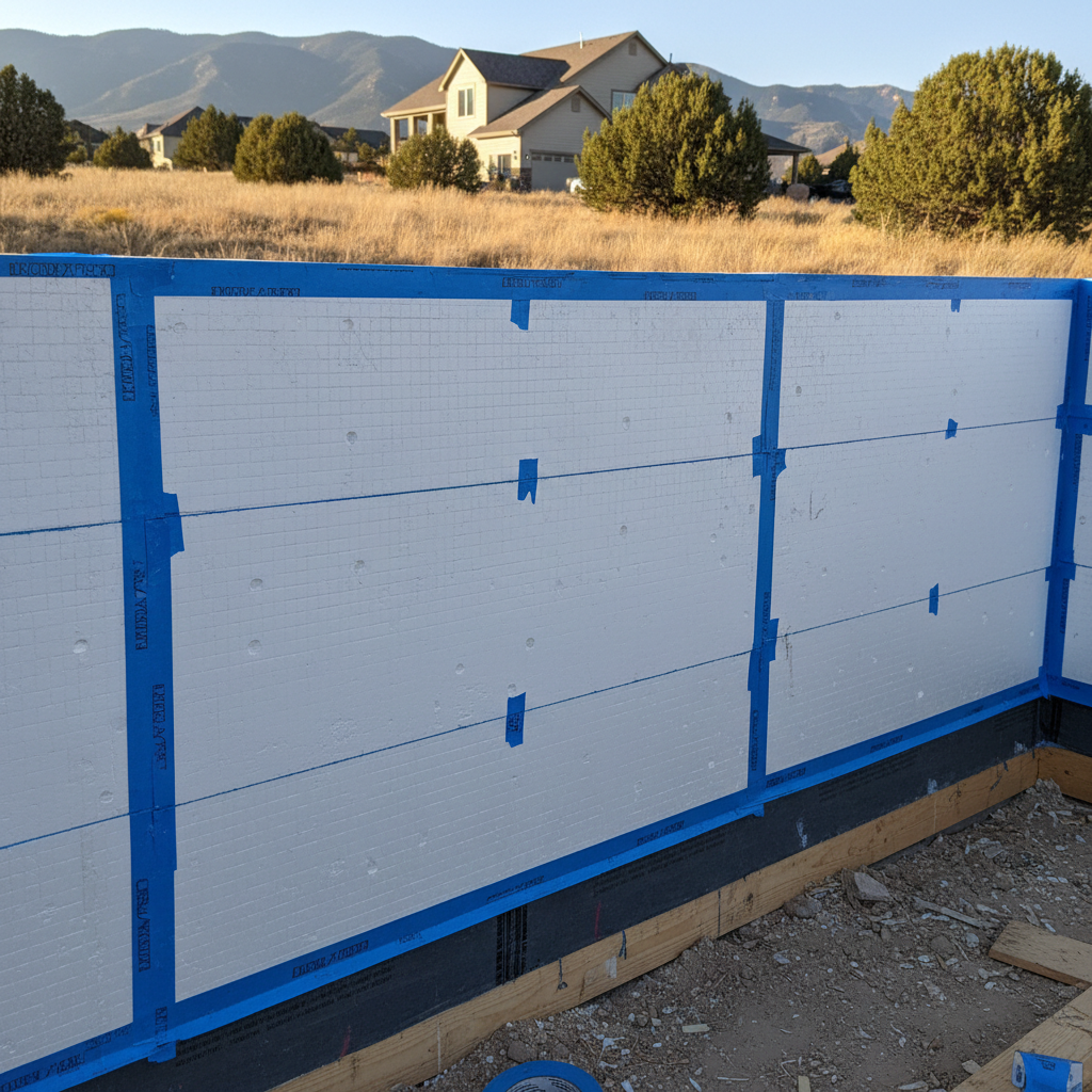 Completed insulation installation work at a residential property in Layton, UT