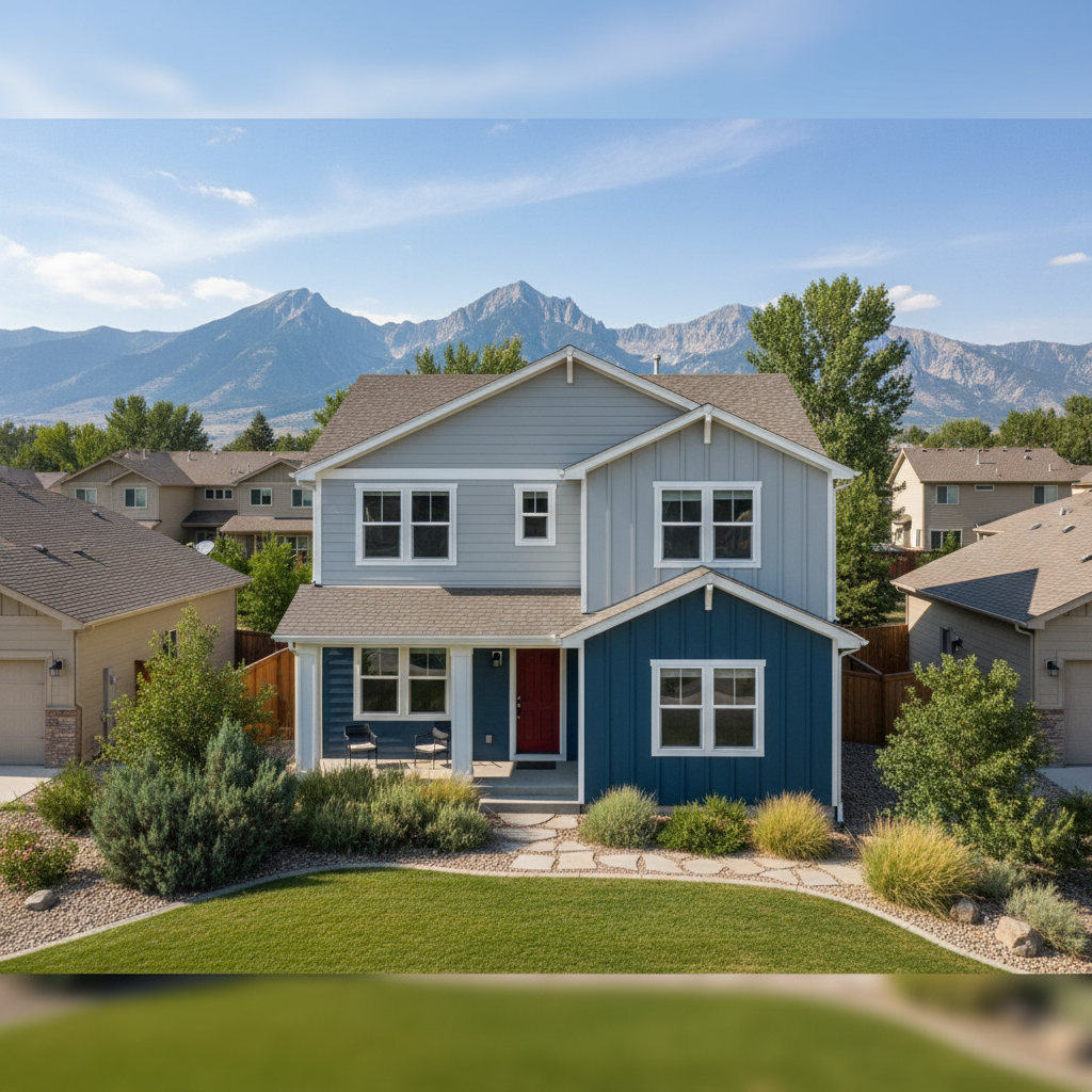 Completed james hardie siding work at a residential property in Sandy, UT