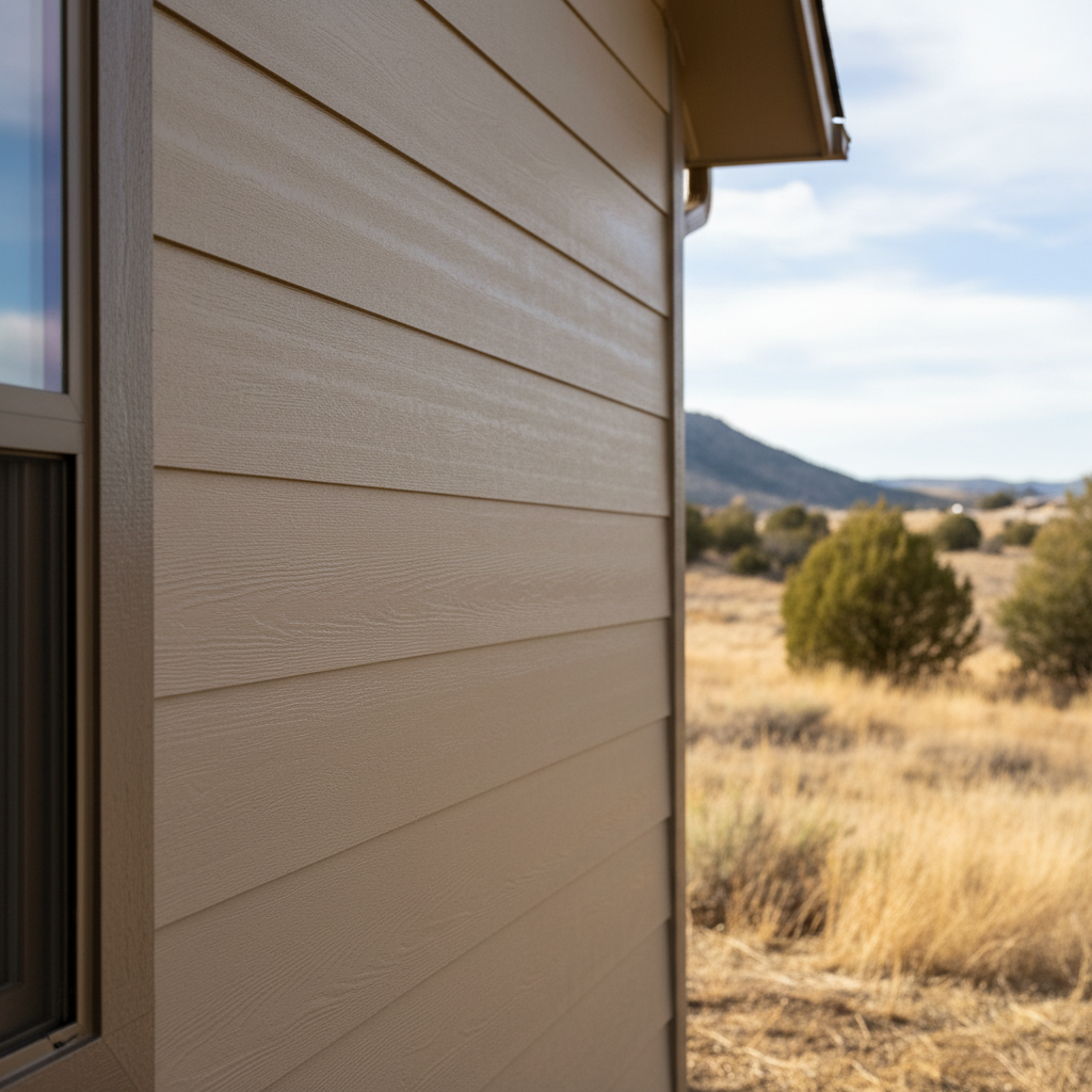 Completed cement siding work at a residential property in Ogden, UT