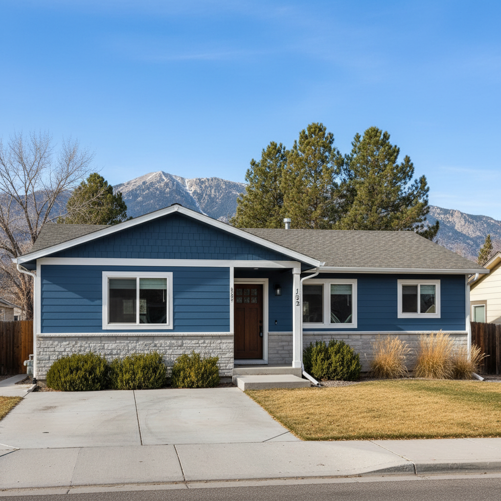Completed siding installation work at a residential property in Taylorsville, UT