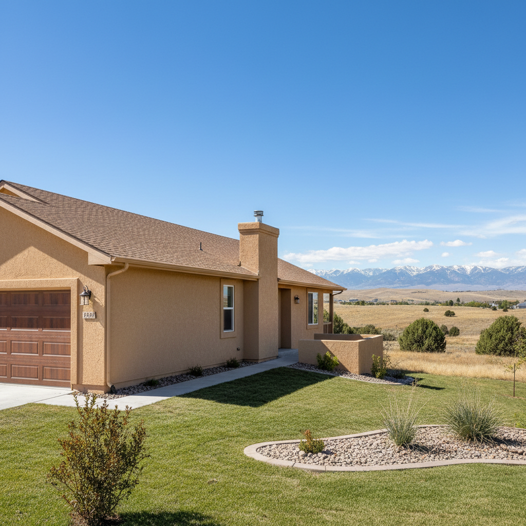 Completed commercial stucco work at a residential property in Orem, UT