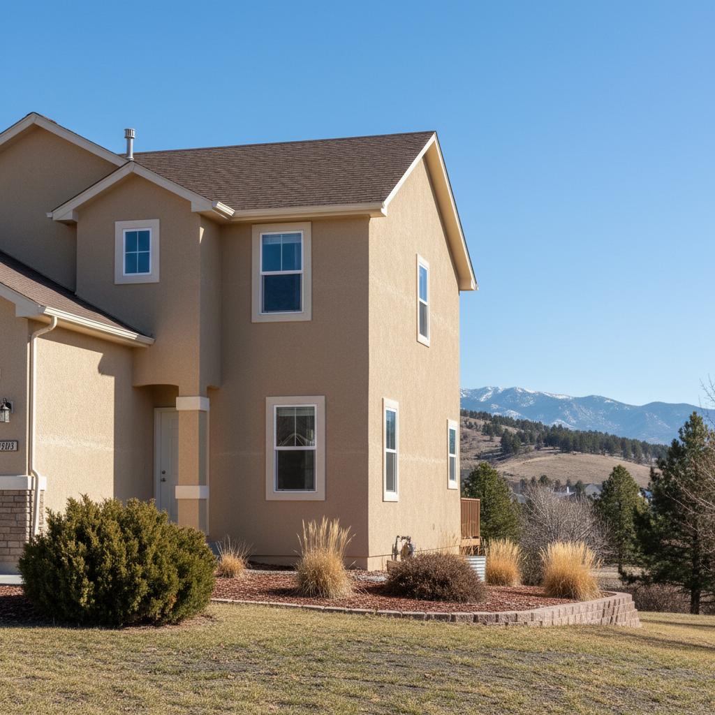 Completed eifs installation work at a residential property in Sandy, UT