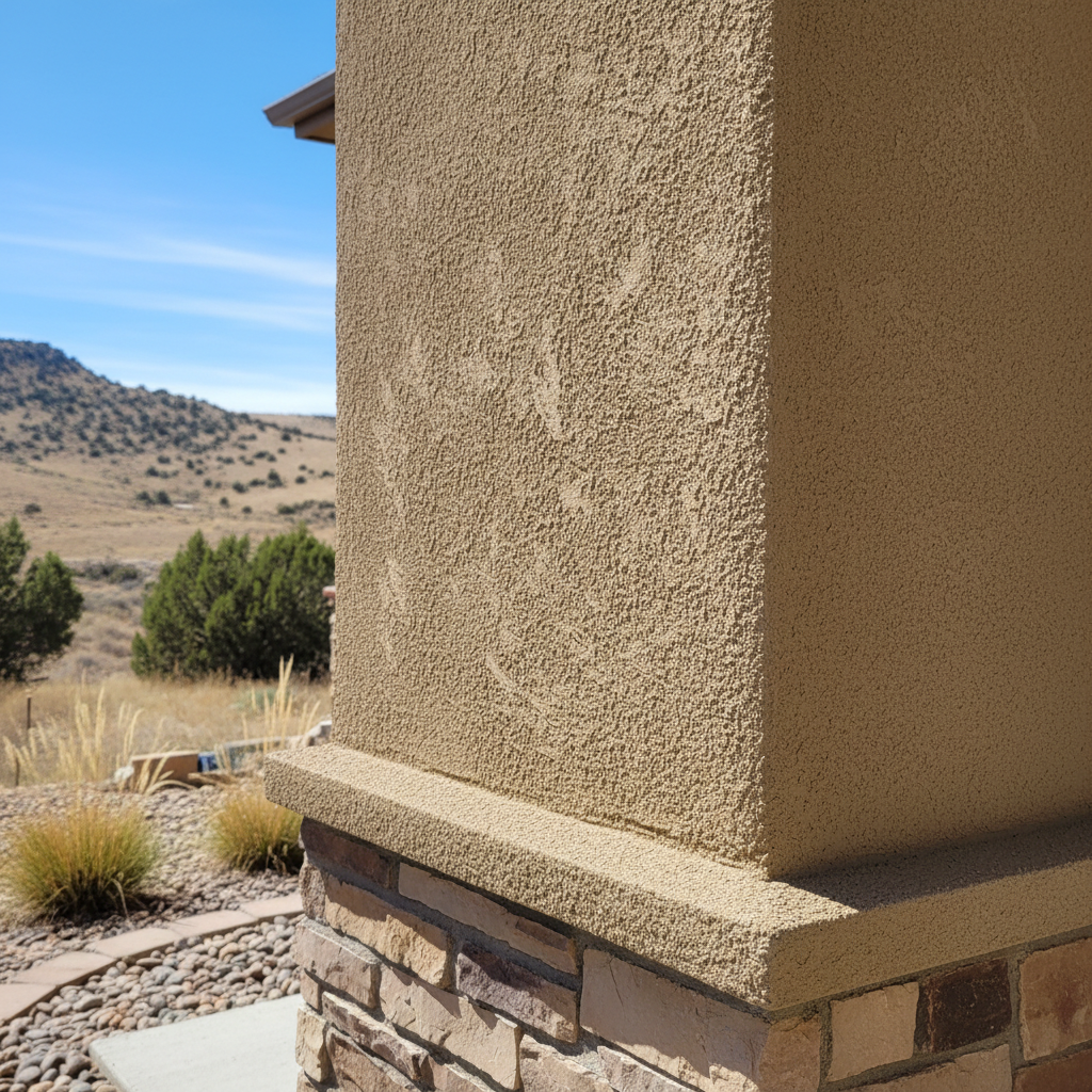 Completed stucco redashing work at a residential property in Orem, UT