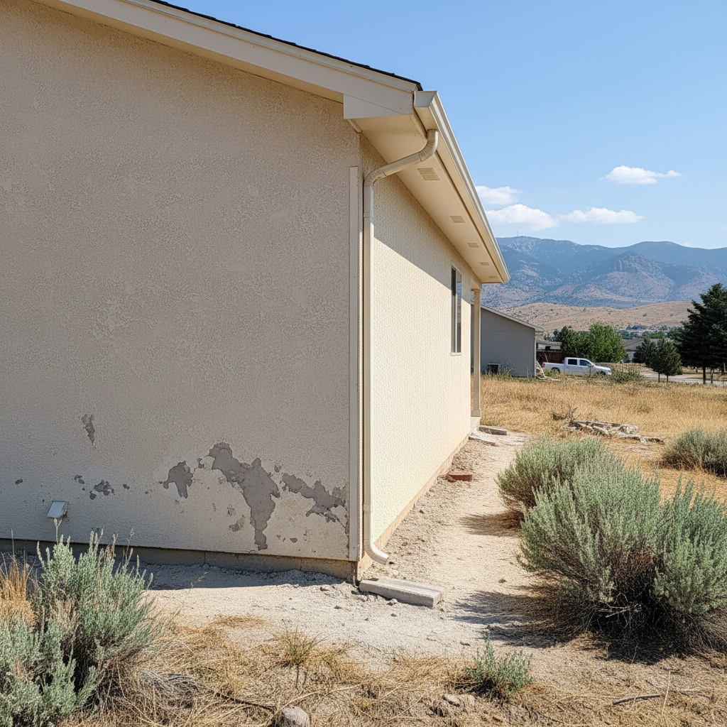 Completed stucco replacement work at a residential property in Orem, UT