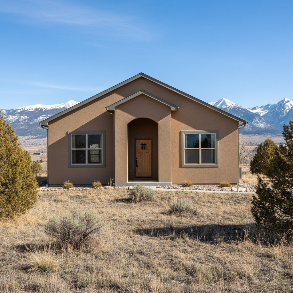 Completed stucco installation work at a residential property in Ogden, UT
