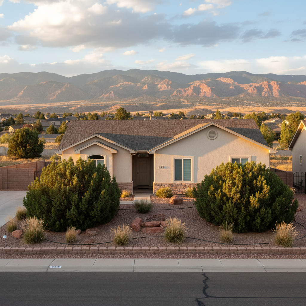 Completed stucco repair work at a residential property in Lehi, UT