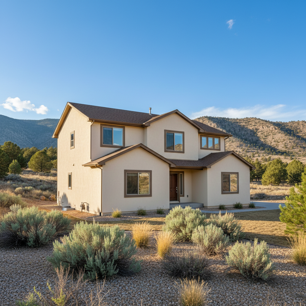 Completed stucco removal work at a residential property in Sandy, UT
