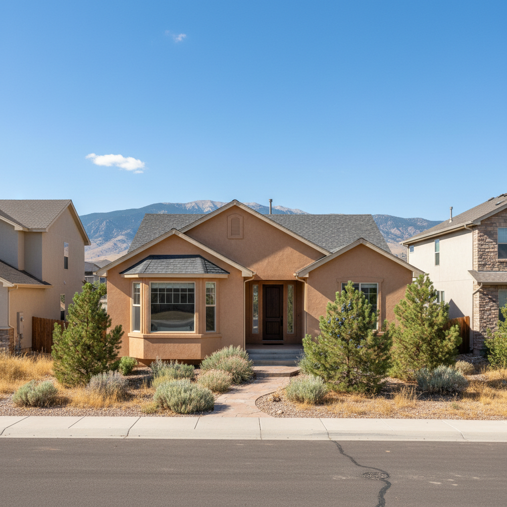 Completed stucco repair work at a residential property in South Jordan, UT