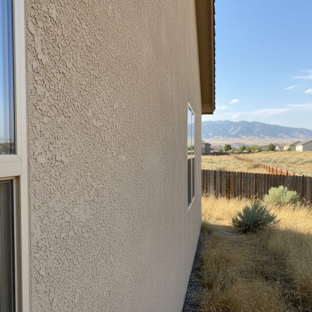 Completed stucco redashing work at a residential property in Lehi, UT