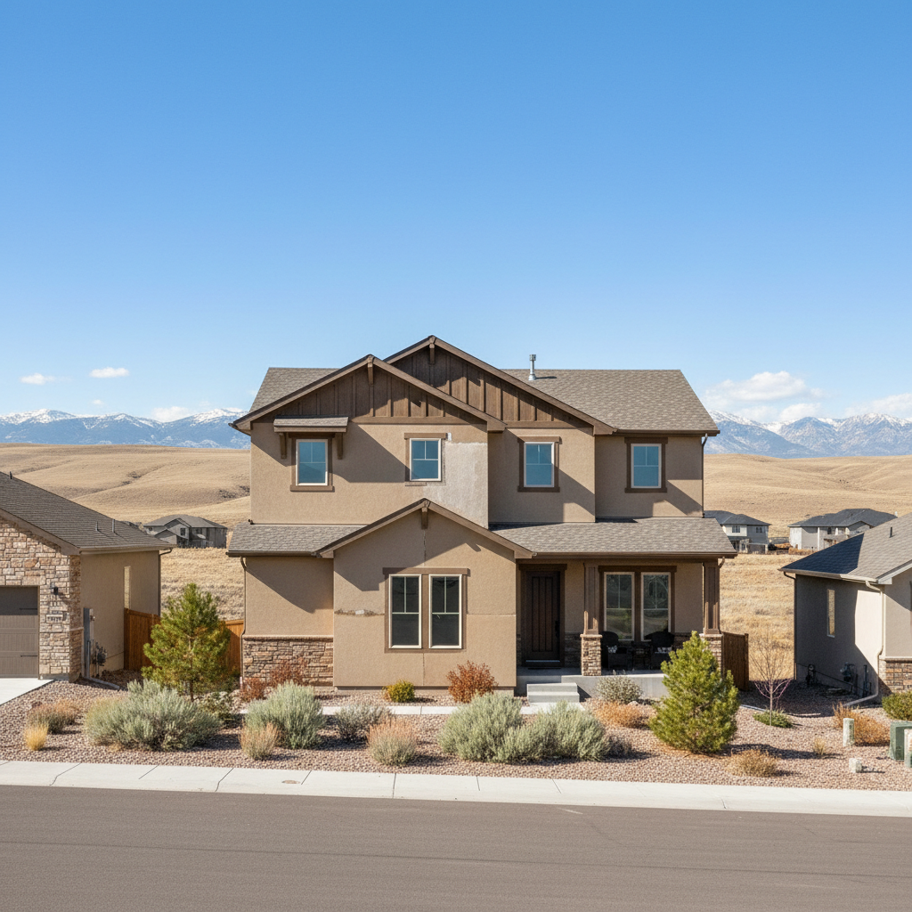 Completed stucco repair work at a residential property in Lehi, UT
