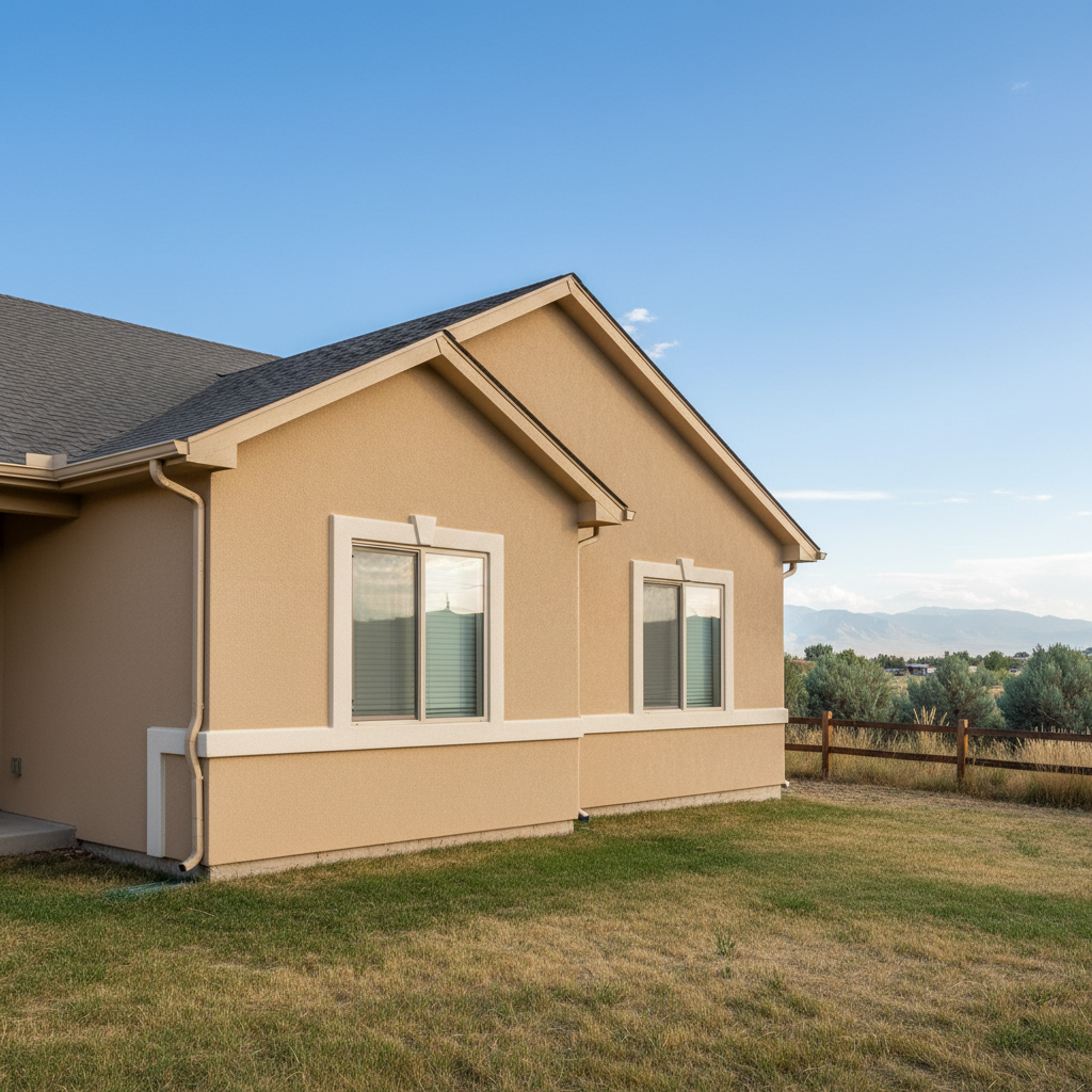 Completed eifs installation work at a residential property in Taylorsville, UT