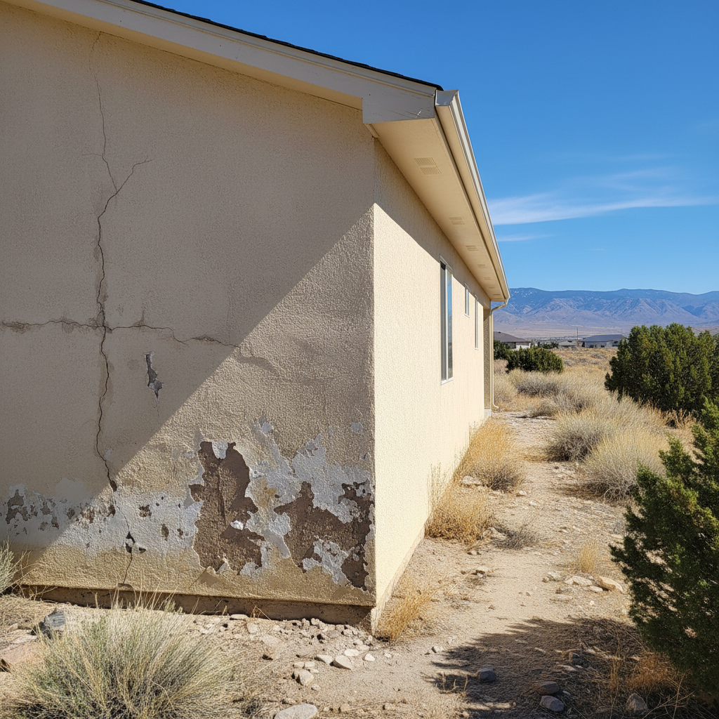 Completed stucco replacement work at a residential property in Saratoga Springs, UT