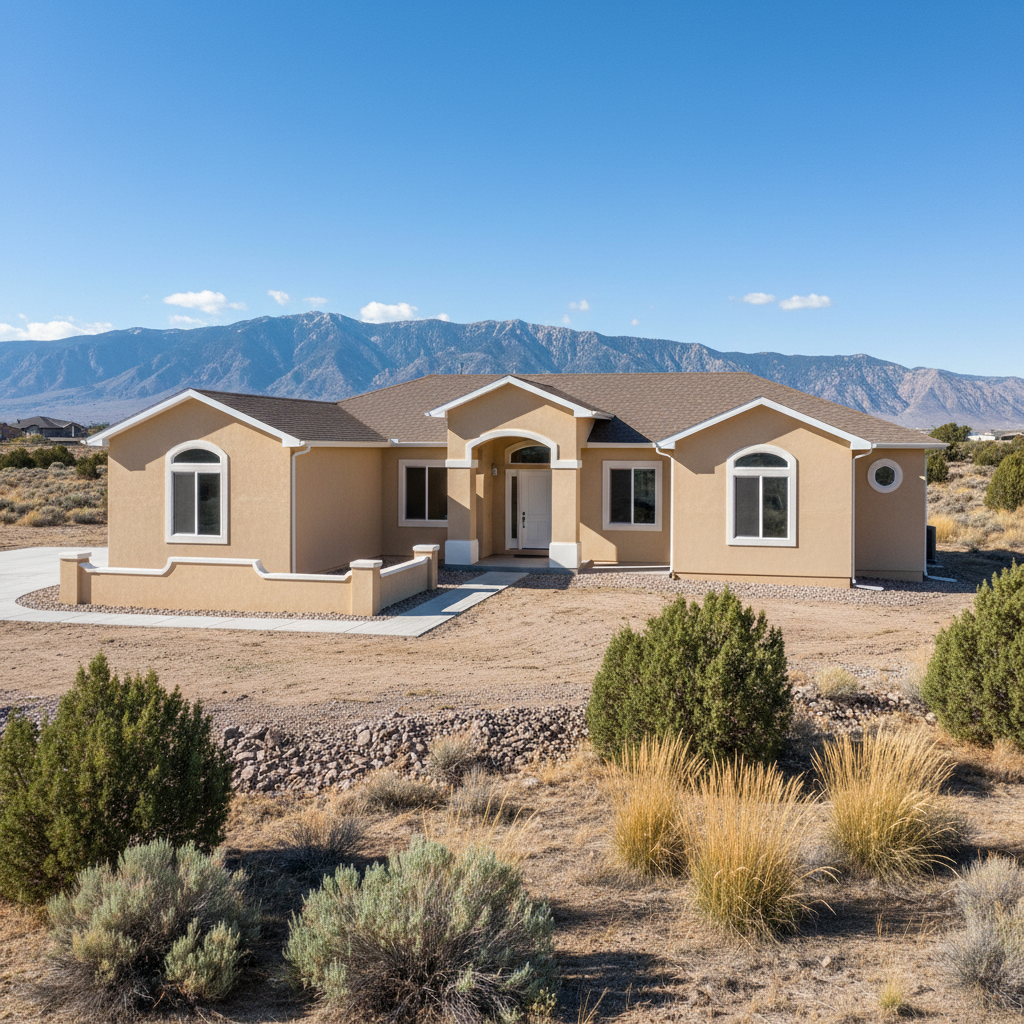 Completed commercial stucco work at a residential property in Eagle Mountain, UT