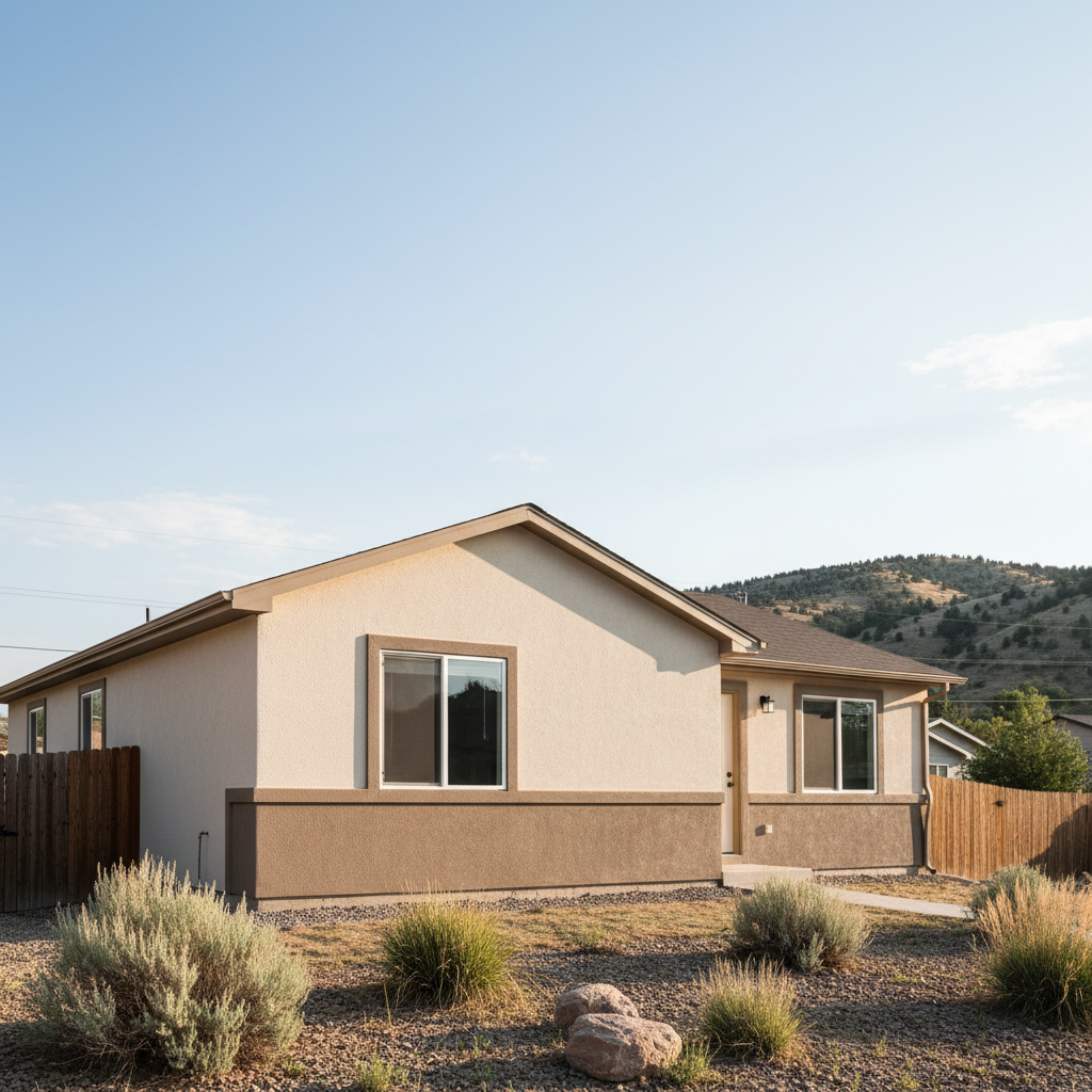 Completed eifs installation work at a residential property in Draper, UT