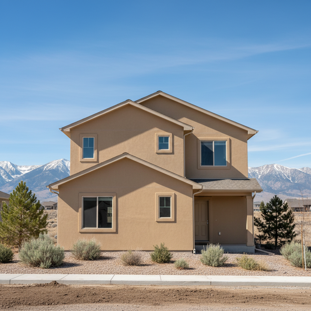 Completed eifs installation work at a residential property in Draper, UT