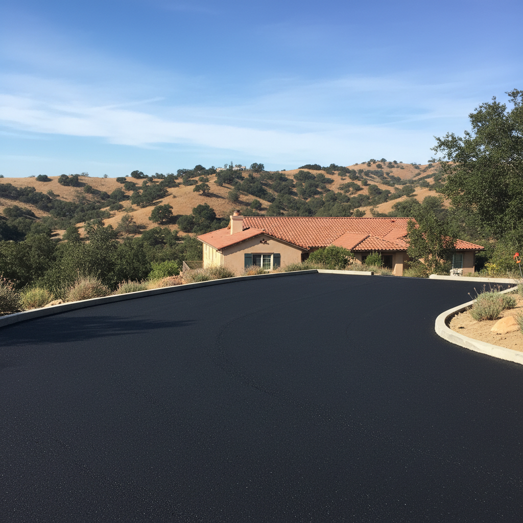 Completed commercial asphalt work at a residential property in Trabuco Canyon, CA