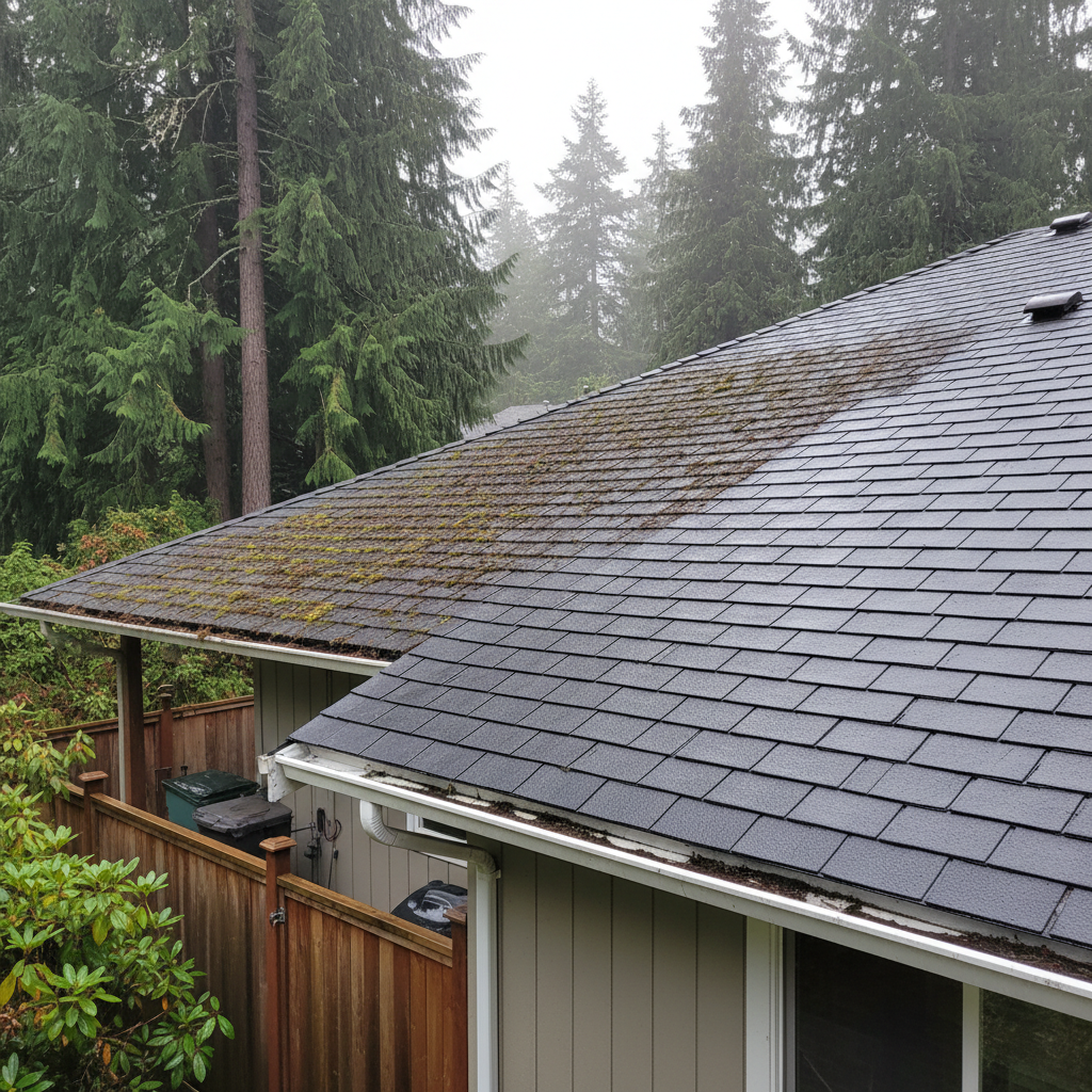 Completed roof inspection work at a residential property in Sammamish, WA