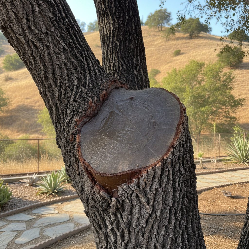 Completed tree health & care work at a residential property in Fremont, CA