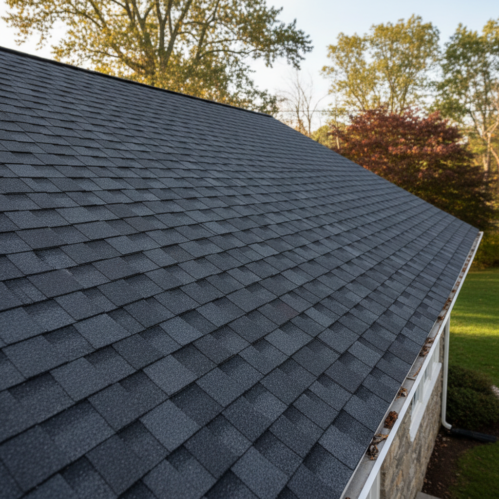 Completed new construction roofing work at a residential property in West Greenwich, RI