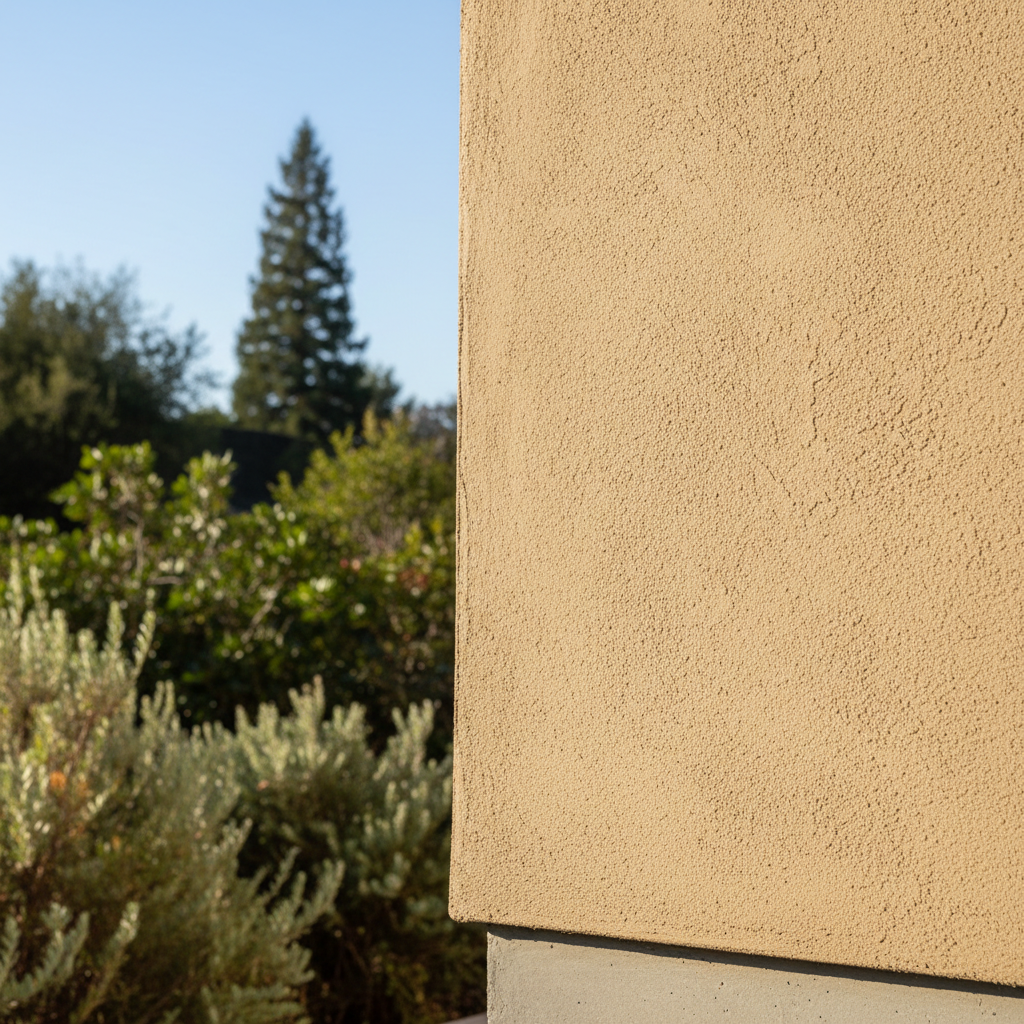 Completed commercial stucco work at a residential property in Atherton, CA