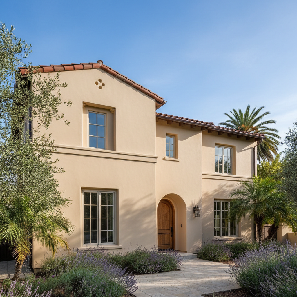 Completed eifs installation work at a residential property in Atherton, CA