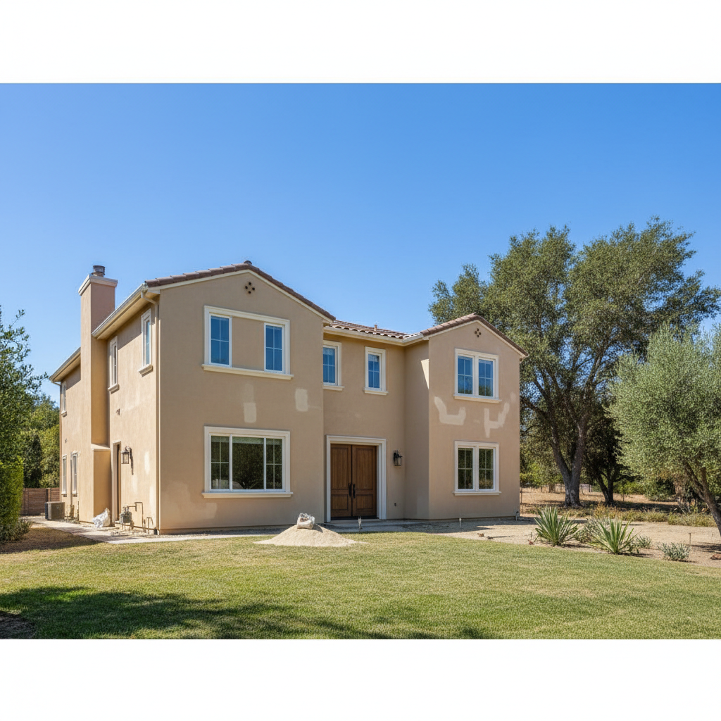 Completed stucco inspection work at a residential property in Atherton, CA