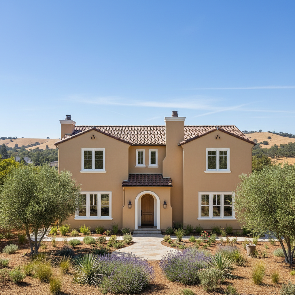 Completed stucco inspection work at a residential property in Stanford, CA