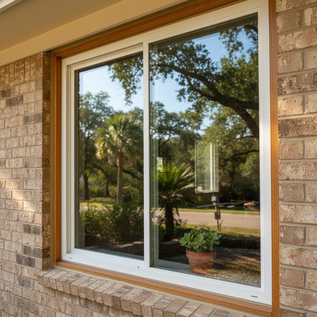 Completed window replacement work at a residential property in Jester, TX