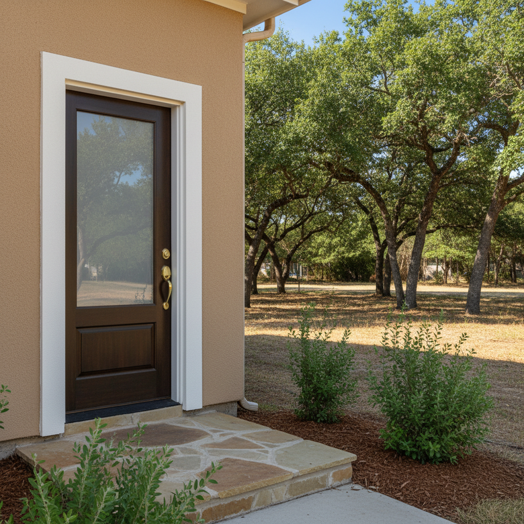 Completed door installation work at a residential property in Jester, TX