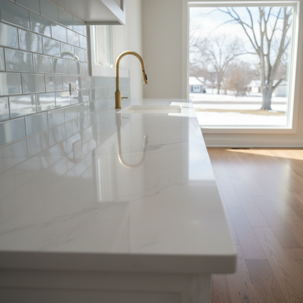 Completed kitchen remodel work at a residential property in Freeport, IL