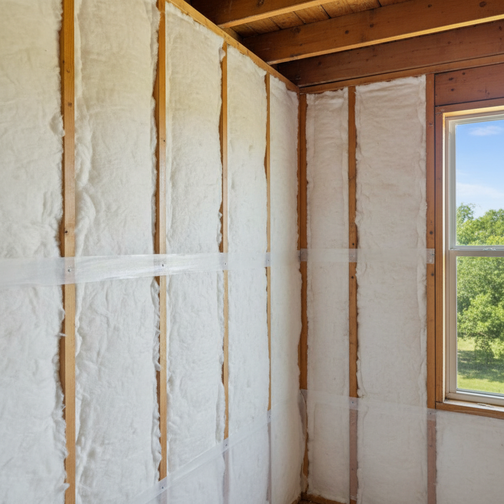 Completed insulation removal work at a residential property in Terrell, TX
