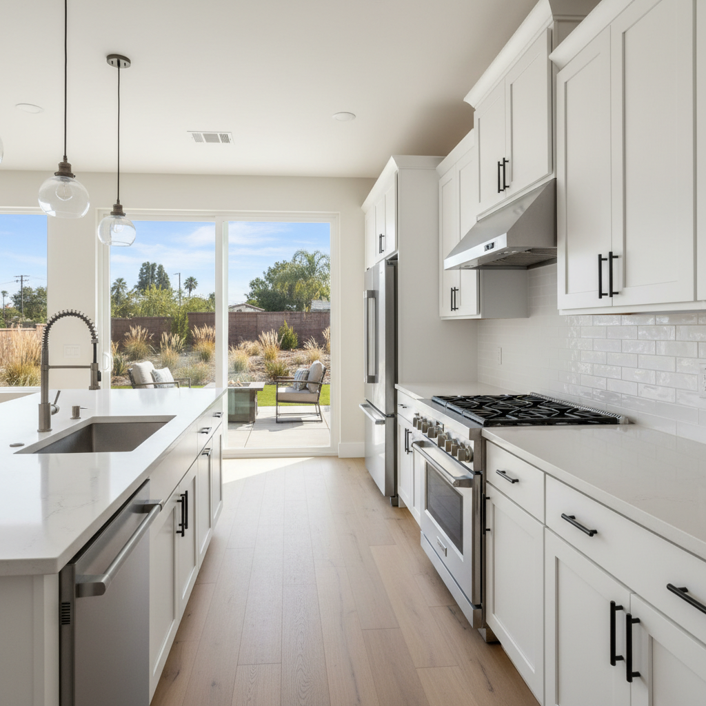 Completed appliance installation work at a residential property in Huntington Beach, CA
