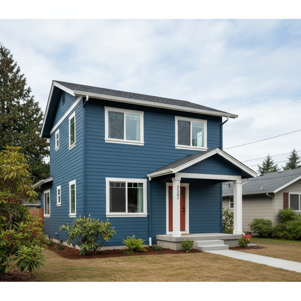 Completed commercial painting work at a residential property in Shoreline, WA