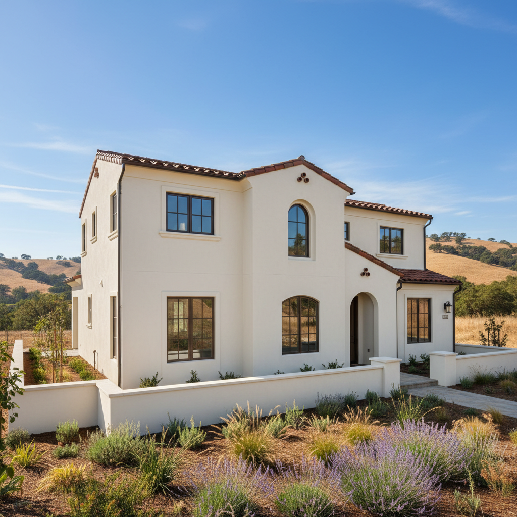 Completed commercial stucco work at a residential property in Marina, CA