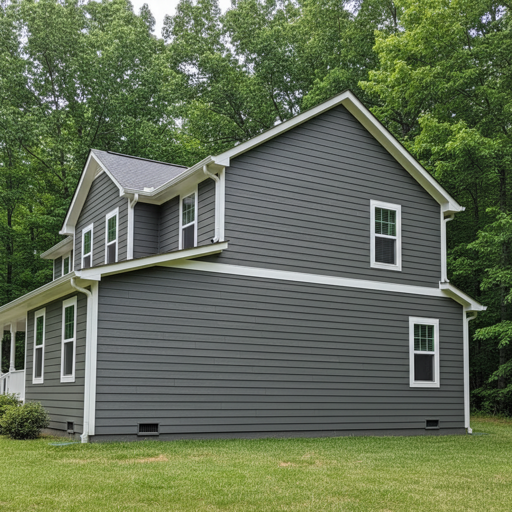 Completed siding installation work at a residential property in Sevierville, TN