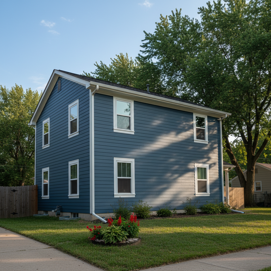 Completed james hardie siding work at a residential property in Pittsburg, KS