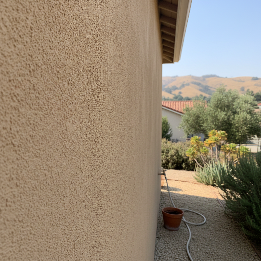 Completed stucco redashing work at a residential property in Los Altos, CA