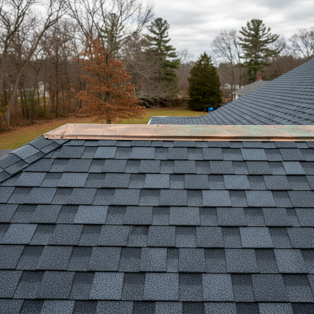 Completed roof inspection work at a residential property in North Kingstown, RI