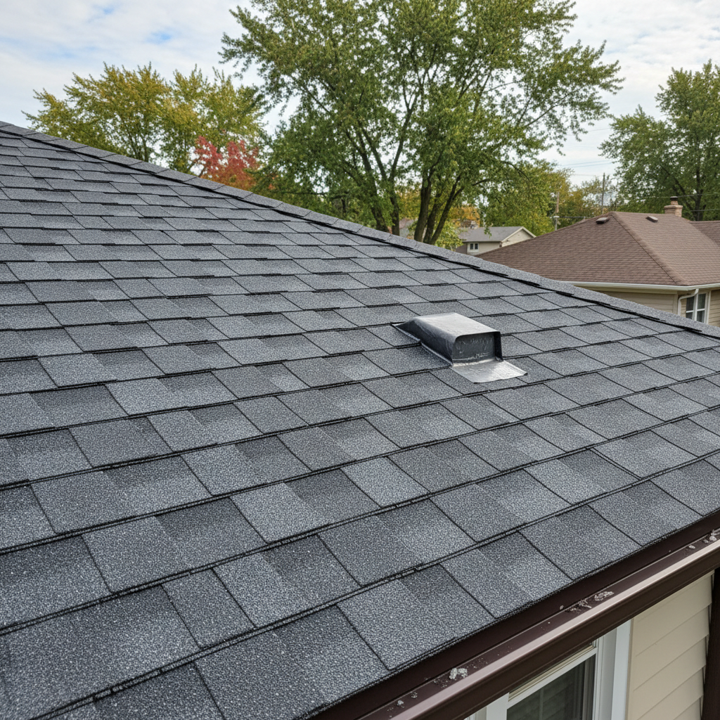 Completed roof inspection work at a residential property in Skokie, IL