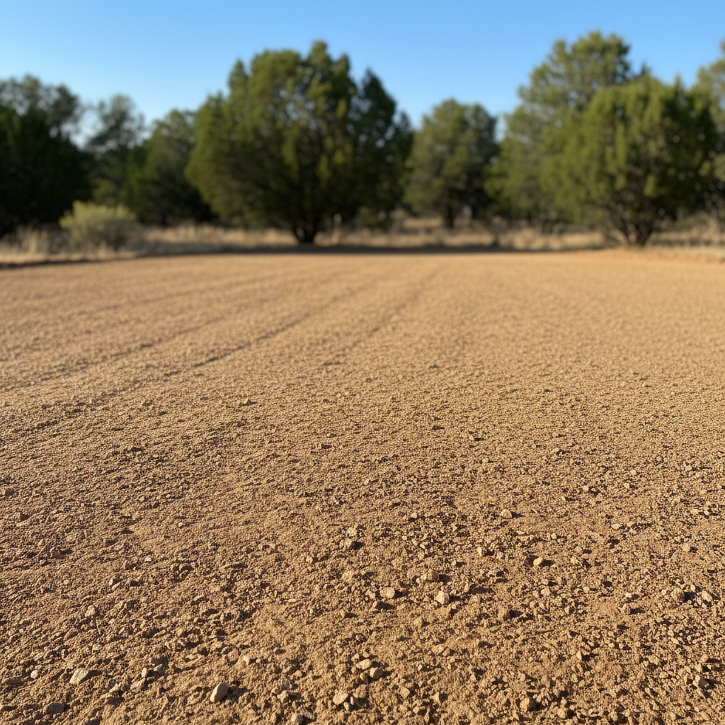 Completed grading and leveling work at a residential property in Prescott Valley, AZ
