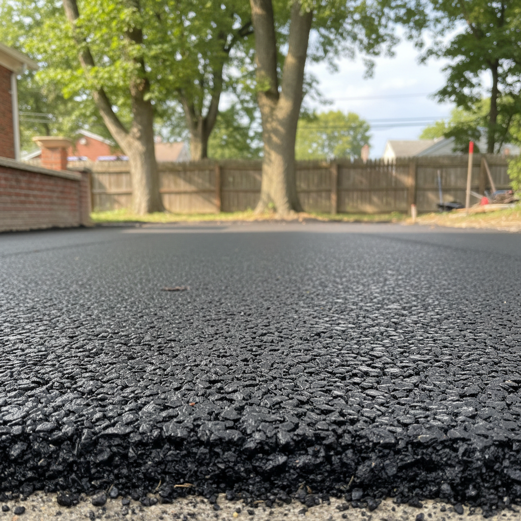 Completed commercial asphalt work at a residential property in Bronx, NY